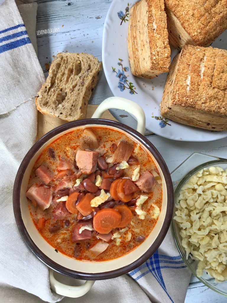 Mennyei húsvéti bableves