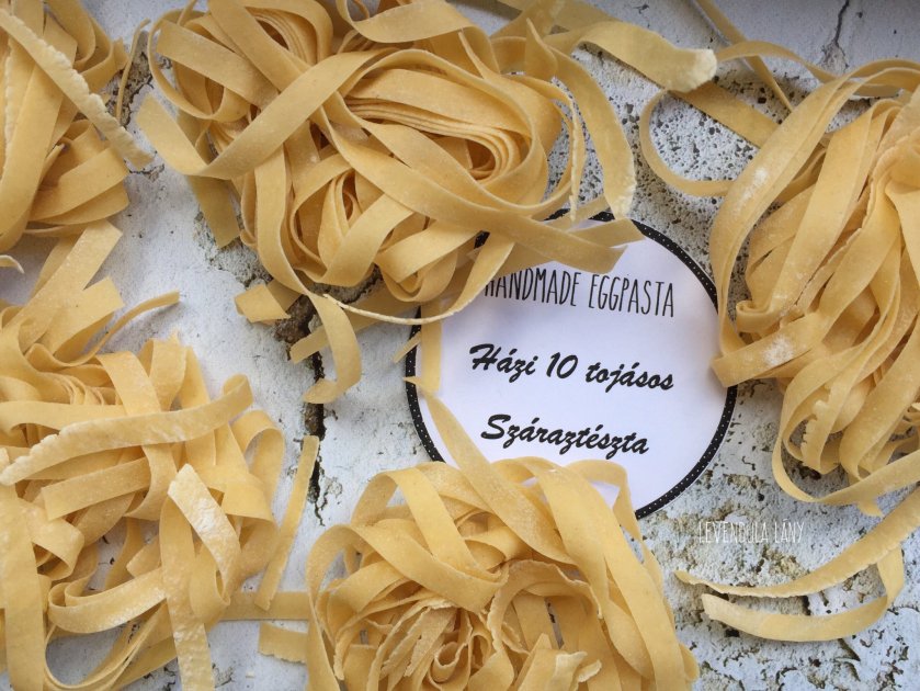 Tíztojásos házi tészta