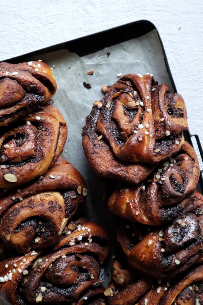 Franzbrötchen tangzhong eljárással&nbsp;(kovásszal)